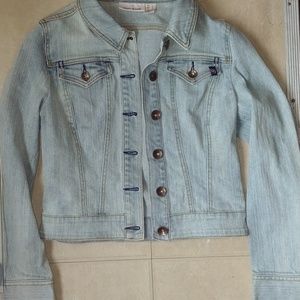 DKNY jean jacket never worn! Size large.
